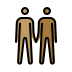 men holding hands, medium skin tone, medium-dark skin tone